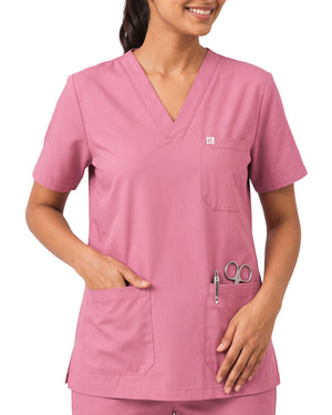 Women FlexGO V-Neck 5-Pocket Scrub Set