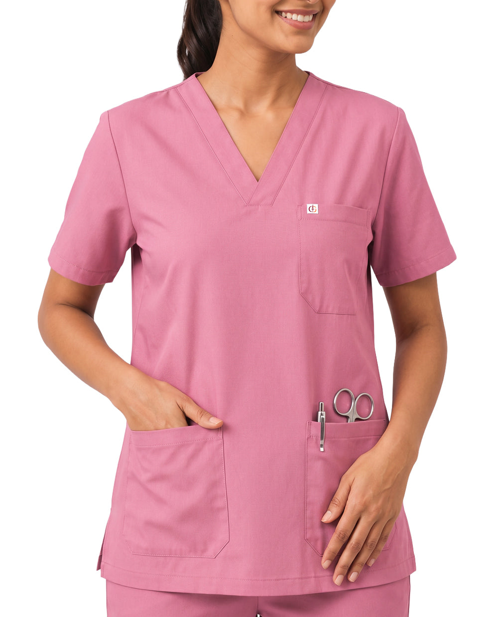 Women FlexGO V-Neck 5-Pocket Scrub Set