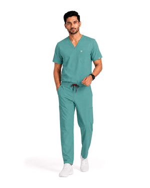 Men FlexPRO V-Neck 9-Pocket Scrub Set