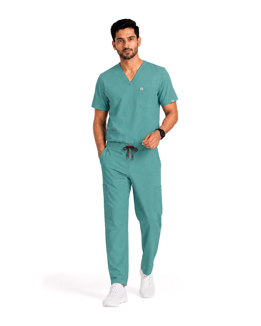 Men FlexPRO V-Neck 9-Pocket Scrub Set