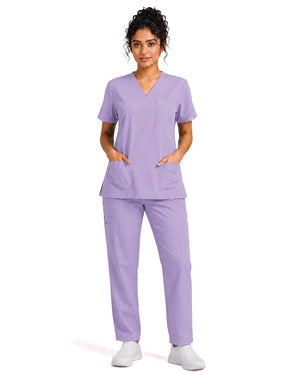 Women FlexPRO Collared 5-Pocket Scrub Set