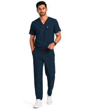 Men FlexPRO V-Neck 9-Pocket Scrub Set