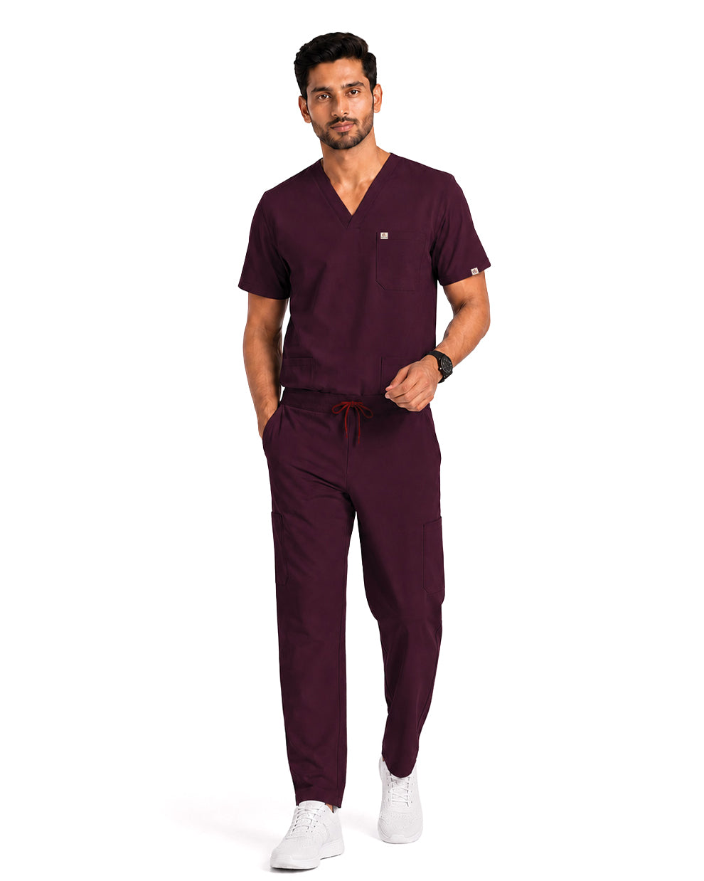 Men FlexPRO V-Neck 9-Pocket Scrub Set