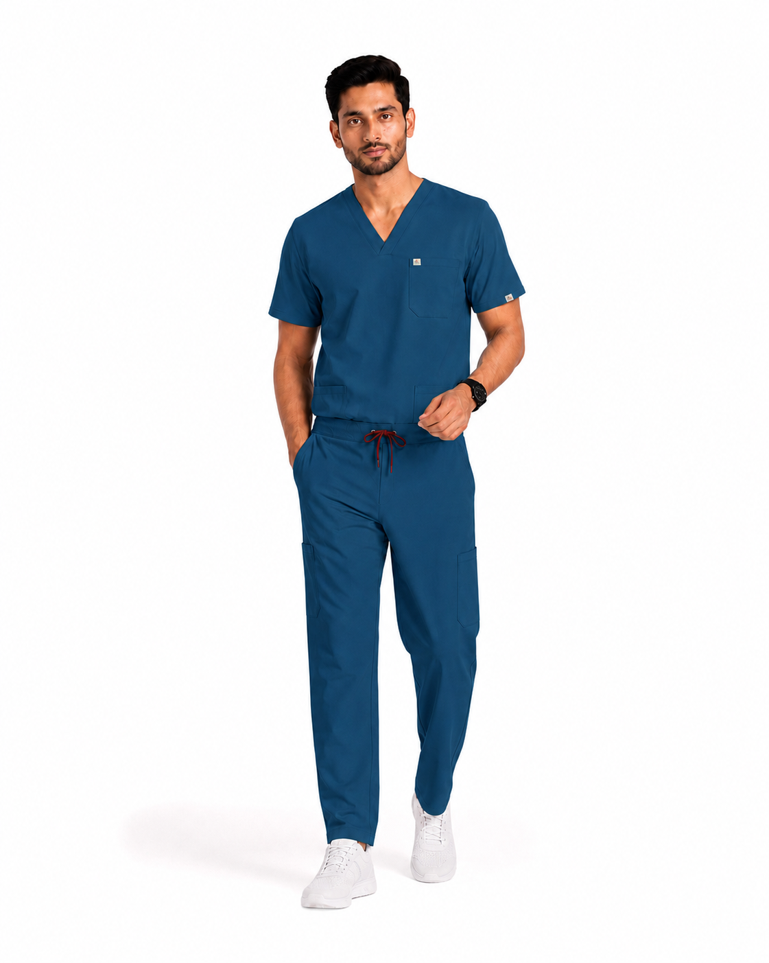 Men FlexPRO V-Neck 9-Pocket Scrub Set