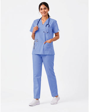 Women FlexGO V-Neck 5-Pocket Scrub Set