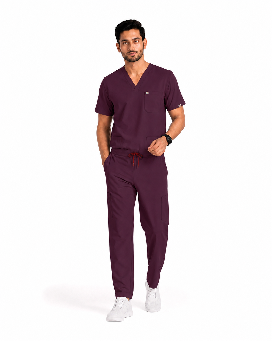 Men FlexPRO V-Neck 9-Pocket Scrub Set