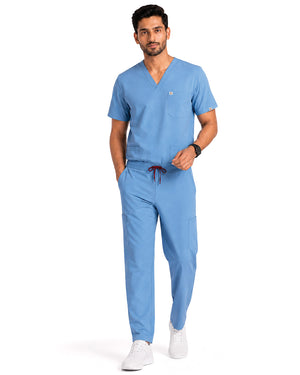 Men FlexPRO V-Neck 9-Pocket Scrub Set